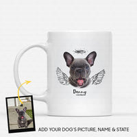 Thumbnail for Personalized Gift - Funny Sketching Line Art Gift For Puppy Lovers - White Mug