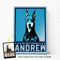 Thumbnail for Personalized Dog Gift Idea - My Best Friend Pop Art For Dog Lovers - Matte Canvas