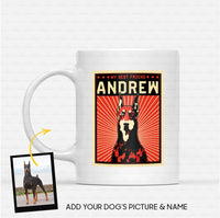 Thumbnail for Custom Dog Mug - Personalized Pop Art Gift Idea - My Best Friend For Dog Lover - White Mug