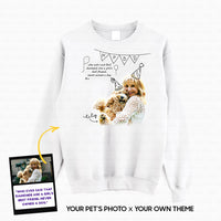 Thumbnail for Personalized Dog Gift Idea - Funny Character Line Art For Puppy Lovers - Standard Crew Neck Sweatshirt