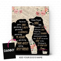 Thumbnail for Personalized Dog Gift Canvas For Mom - You're Not Just A Dog - Matte Canvas