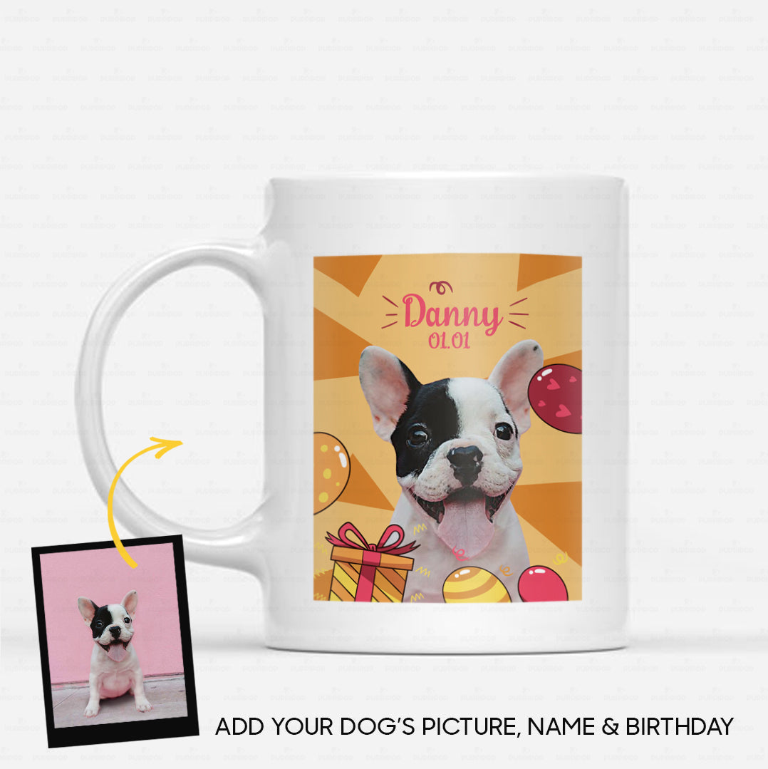 Personalized Creative Dog Gift Idea - Happy Birthday For Dog Lover - White Mug