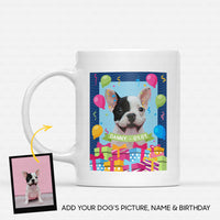 Thumbnail for Personalized Creative Dog Gift Idea - Happy Birthday For Dog Lover - White Mug