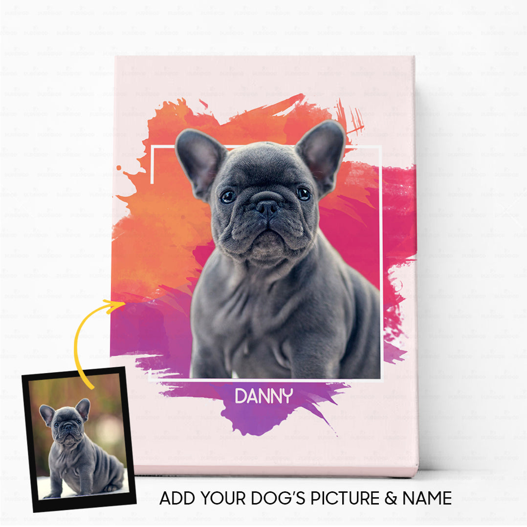 Custom Dog Canvas - Personalized Creative Gift Idea For Dog Lover - Matte Canvas