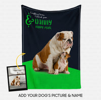 Thumbnail for Custom Dog Blanket - Personalized Creative Gift Idea - Family Dog For Dog Lover - Fleece Blanket