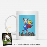 Thumbnail for Custom Dog Creative Gift Idea - Superhero For Dog Lover - White Mug