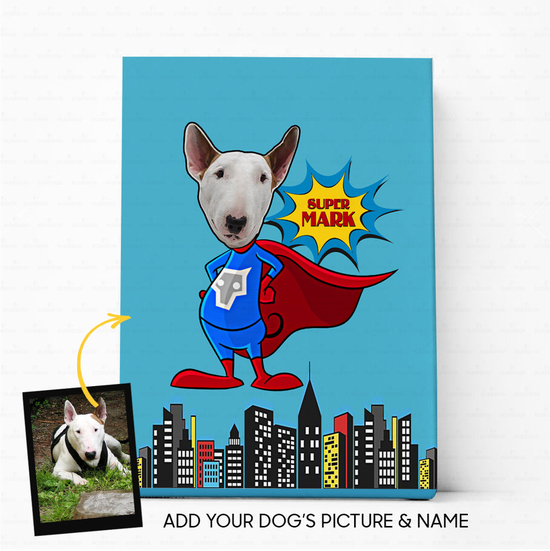 Personalized Gift Canvas For Dog Lover - Super Hero - Matte Canvas