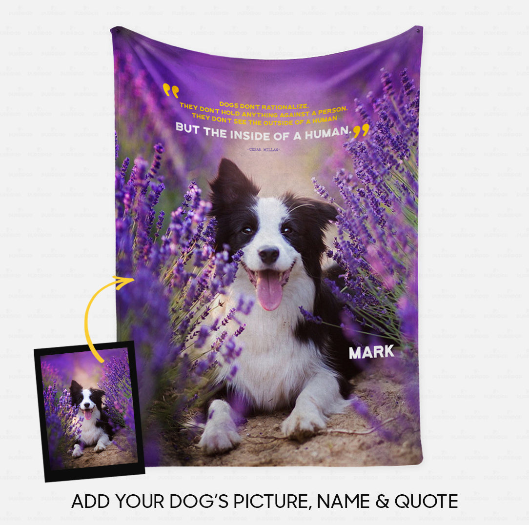 Custom Dog Blanket - Personalized Creative Gift Idea - Dog's Quotes For Dog Lover - Fleece Blanket