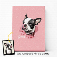 Thumbnail for Custom Dog Canvas - Personalized Creative Gift Idea - Portrait For Dog Lover - Matte Canvas