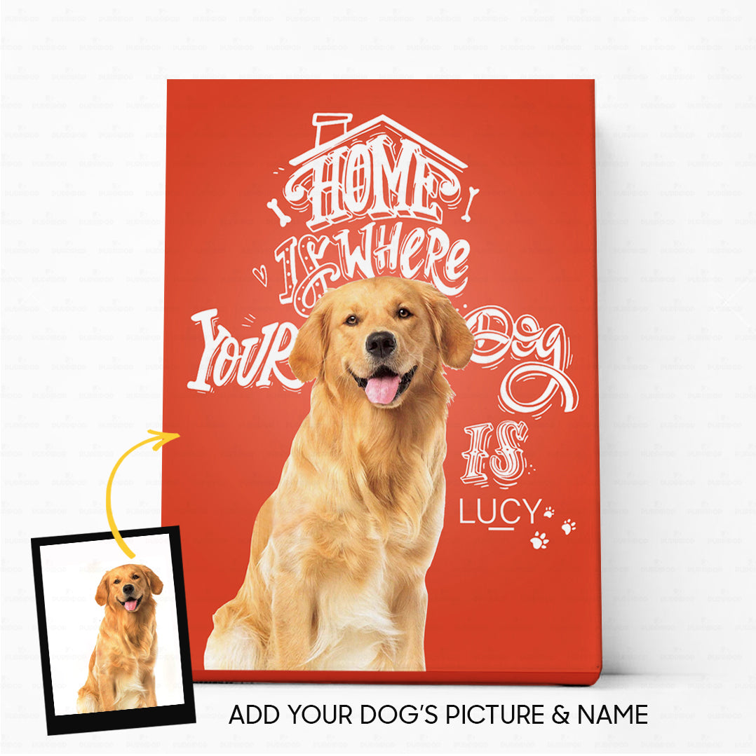 Custom Dog Canvas - Personalized Creative Gift Idea - Quotes For Dog Lover - Matte Canvas