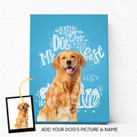 Thumbnail for Custom Dog Canvas - Personalized Creative Gift Idea - Quotes For Dog Lover - Matte Canvas