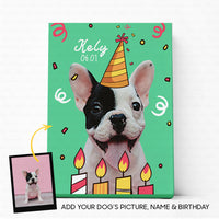 Thumbnail for Personalized Creative Dog Gift Idea - Happy Birthday For Dog Lover - Matte Canvas