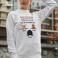 Thumbnail for Personalized Dog Gift Idea - 3 Dog Every Snack You Make 3 For Dog Lovers - Standard Crew Neck Sweatshirt