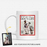 Thumbnail for Custom Dog Mug - Personalized Magazine Gift Idea For Dog Lover - White Mug