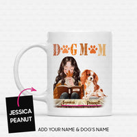 Thumbnail for Personalized Dog Gift Idea - Dog Mom, Gift For Dog Lover - White Mug
