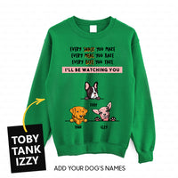 Thumbnail for Personalized Dog Gift Idea - 3 Dog Every Snack You Make 2 For Dog Lovers - Standard Crew Neck Sweatshirt