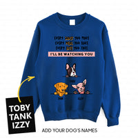 Thumbnail for Personalized Dog Gift Idea - 3 Dog Every Snack You Make 2 For Dog Lovers - Standard Crew Neck Sweatshirt