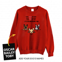 Thumbnail for Personalized Dog Gift Idea - 3 Dog Every Snack You Make 1 For Dog Lovers - Standard Crew Neck Sweatshirt