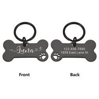 Thumbnail for Personalized Pet  Dog Tags Shiny Steel Free Engraving Kitten Puppy Anti-lost Collars Tag for Dog Cat Nameplate Pet Accessoires