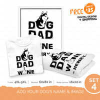 Thumbnail for Personalized Gift Bundle - Dog Dad Wine For Puppy Lover - Standard Happy Ever After 3