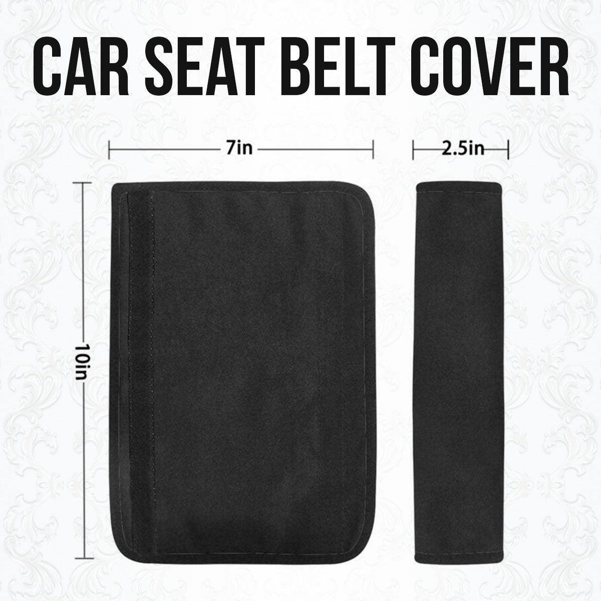 Car Seat Belt Cover Pad, Custom-fit for Car , 2-Pack Soft Car Safety Seat Belt Strap Shoulder Pad for Adults and Children