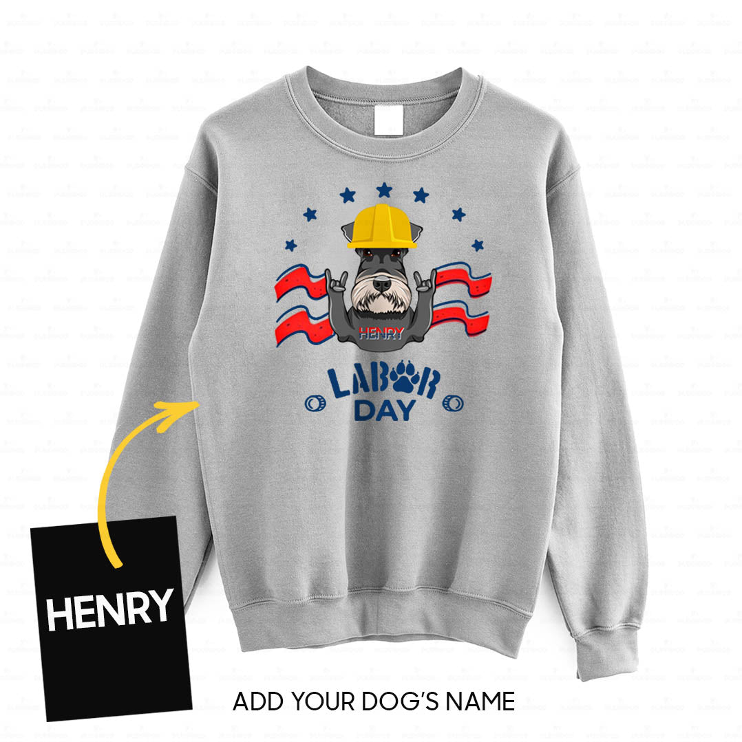 Personalized Dog Gift Idea - Rocking Labor Day For Dog Lovers - Standard Crew Neck Sweatshirt