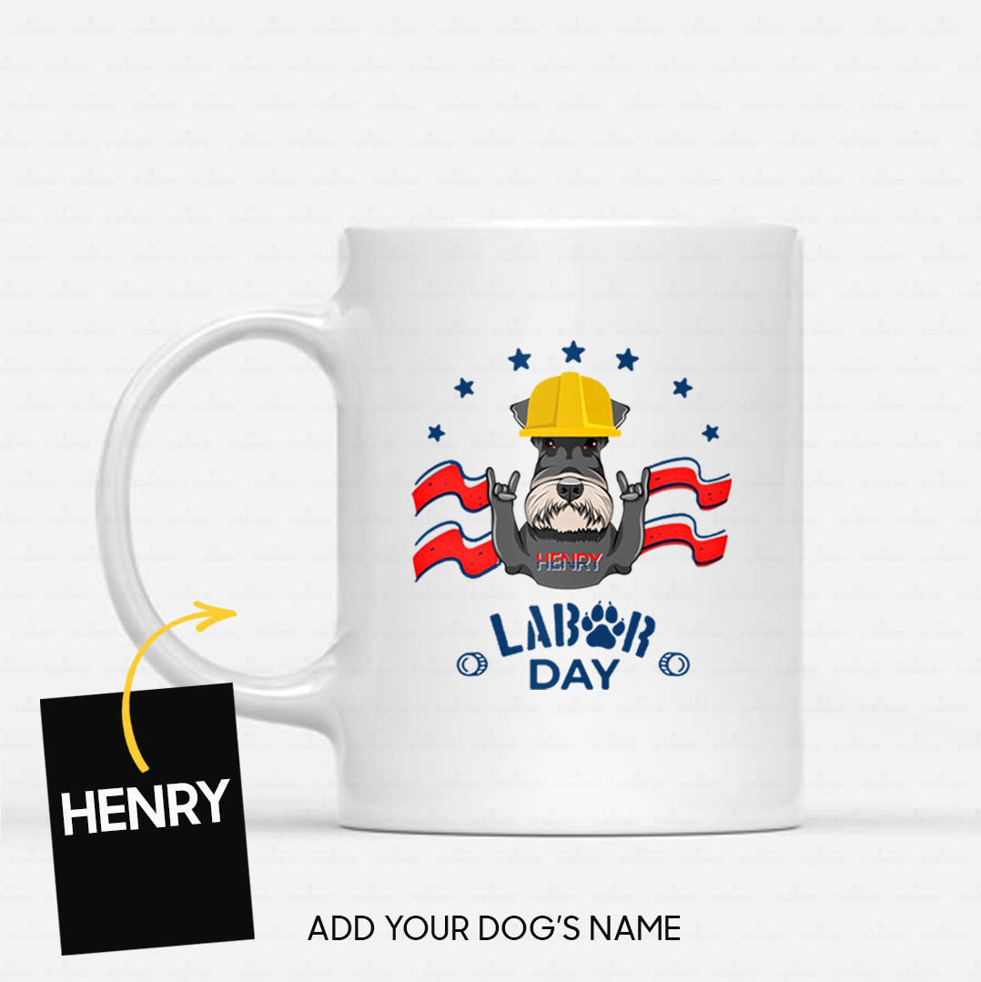 Personalized Dog Gift Idea - Rocking Labor Day For Dog Lovers - White Mug