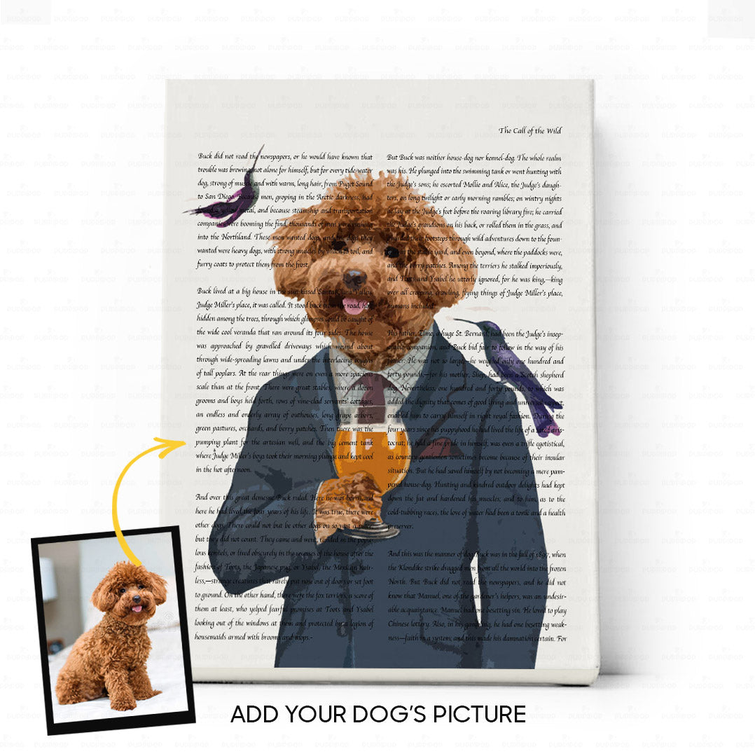 Personalized Dog Gift - Dog's Portrait In Well Dressed For Dog Lovers - Matte Canvas