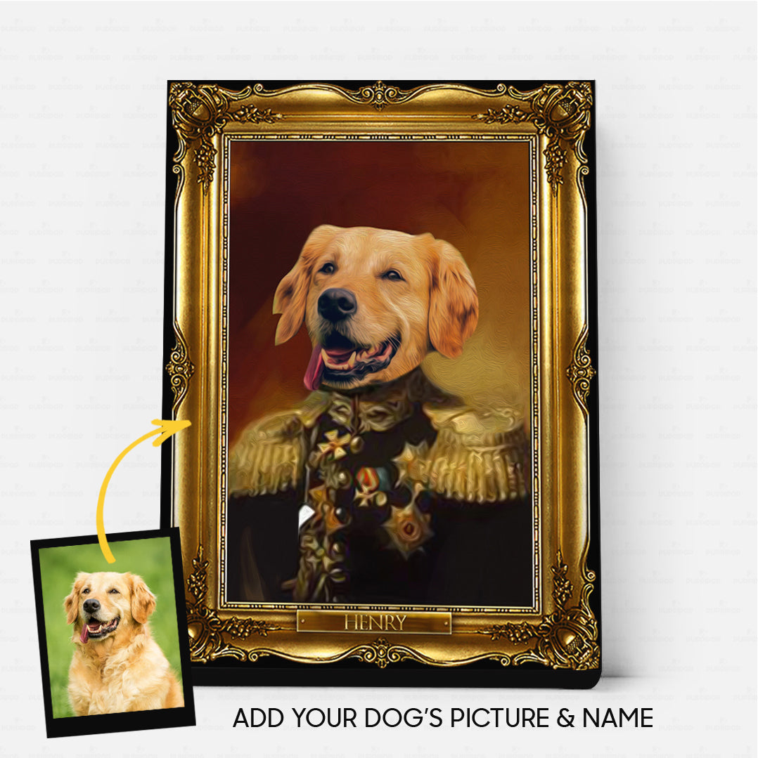 Personalized Dog Gift Idea - Royal Dog's Portrait 2 For Dog Lovers - Matte Canvas