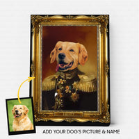 Thumbnail for Personalized Dog Gift Idea - Royal Dog's Portrait 2 For Dog Lovers - Matte Canvas