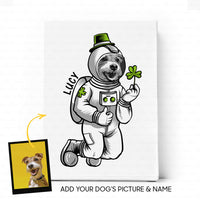 Thumbnail for Custom Dog Canvas - Personalized Creative Gift Idea - Astronaut For Dog Lover - Matte Canvas