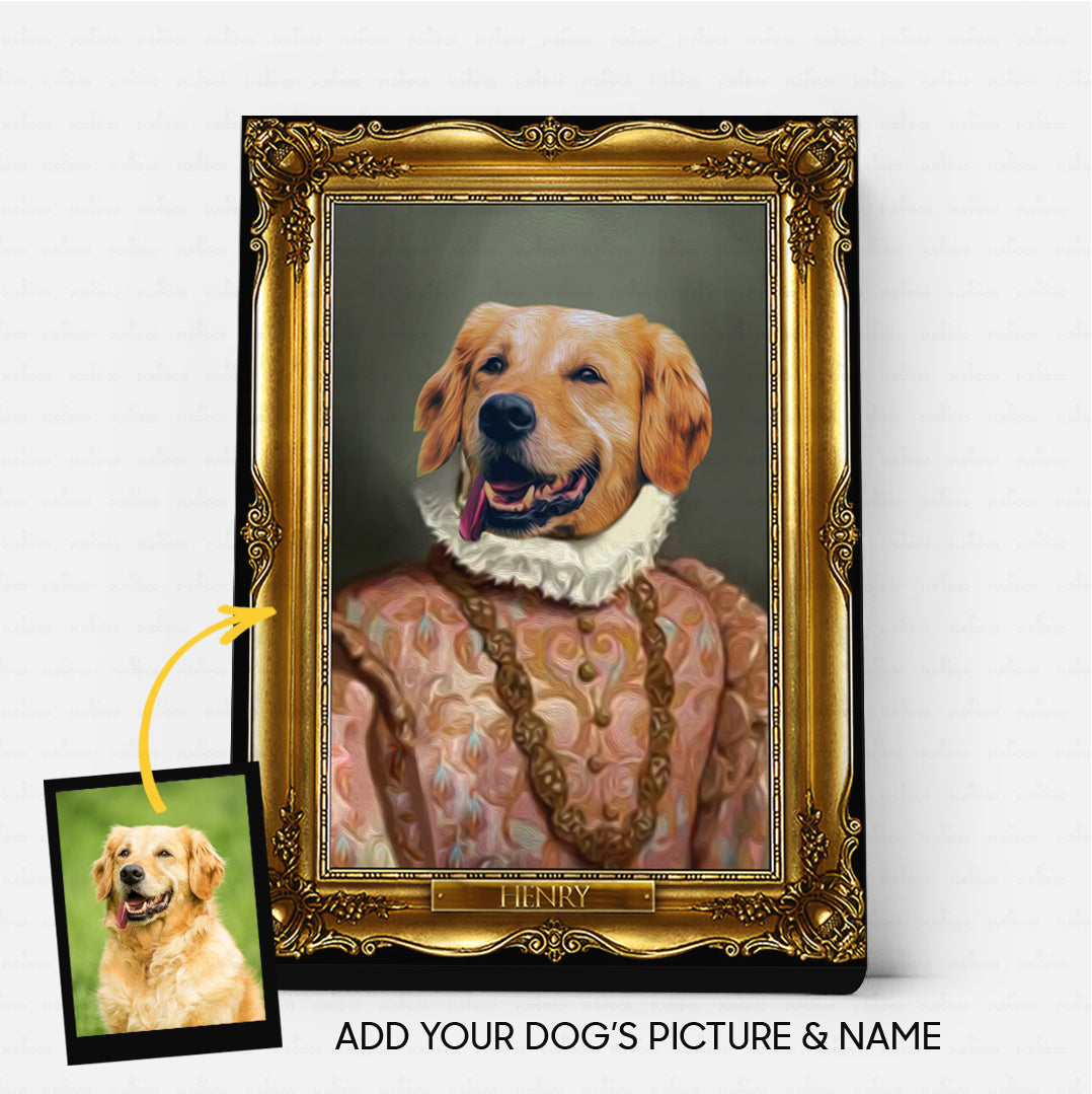 Personalized Dog Gift Idea - Royal Dog's Portrait 3 For Dog Lovers - Matte Canvas