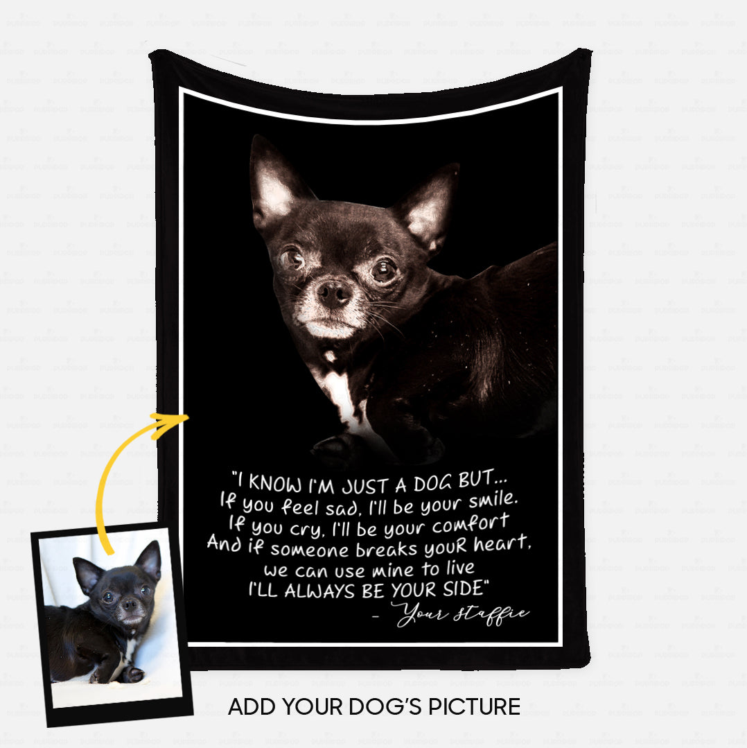 Personalized Dog Gift Idea - I'll Always Be Your Side 2 For Dog Lovers - Fleece Blanket