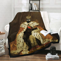 Thumbnail for Personalized Dog Gift Idea - Royal Dog's Portrait 53 For Dog Lovers - Fleece Blanket