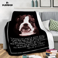 Thumbnail for Personalized Dog Gift Idea - I'll Always Be Your Side 1 For Dog Lovers - Fleece Blanket