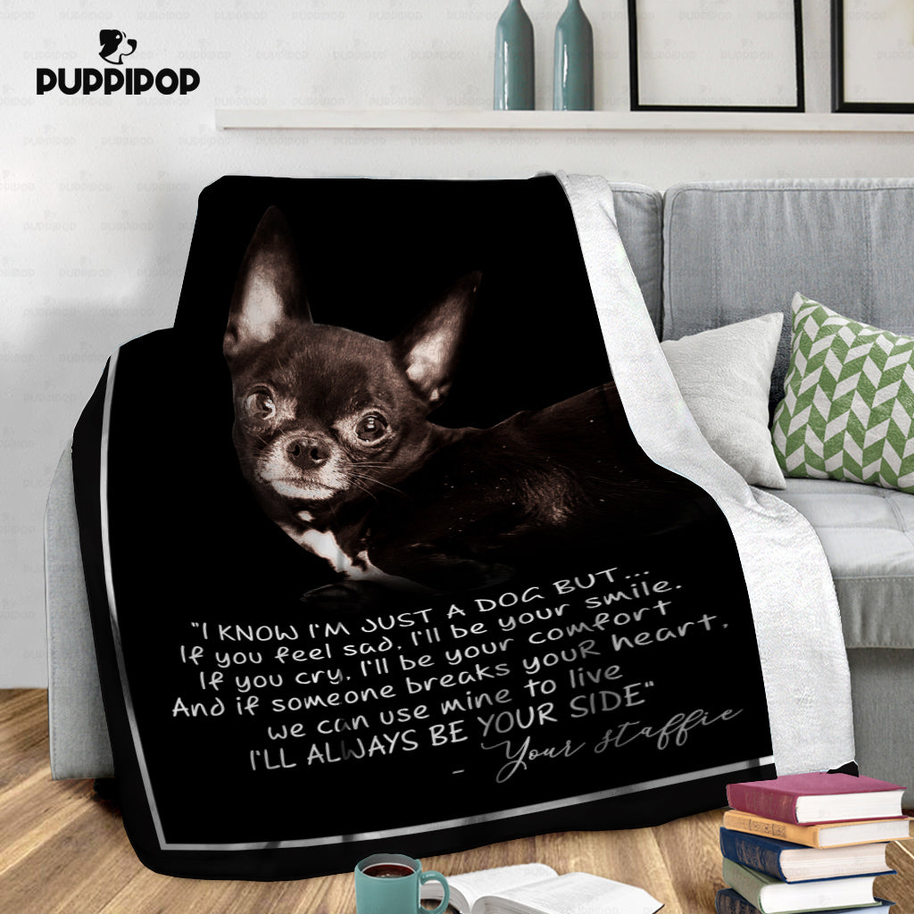 Personalized Dog Gift Idea - I'll Always Be Your Side 2 For Dog Lovers - Fleece Blanket