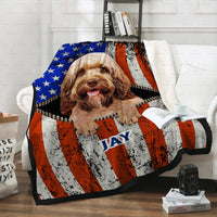 Thumbnail for Personalized Dog Gift Idea - Dog Looks Old For Dog Lovers - Fleece Blanket