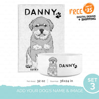 Thumbnail for Personalized Gift Bundle - Sketching Portrait For Puppy Lover - Basic Welcome Home Bundle 2