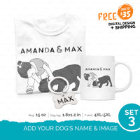Thumbnail for Personalized Gift Bundle - Creative Sketching Picture For Puppy Lovers - Standard Overwhelmed Bundle 2