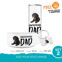 Thumbnail for Personalized Gift Bundle - Dog Dad Breed For Puppy Lovers - Standard Overwhelmed Bundle 1