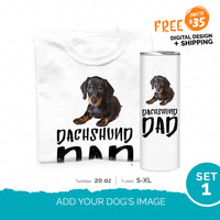 Thumbnail for Personalized Gift Bundle - Dog Dad Breed For Puppy Lovers - Basic Overwhelmed Bundle