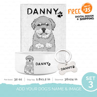 Thumbnail for Personalized Gift Bundle - Sketching Portrait For Puppy Lovers - Standard Welcome Home Bundle 1