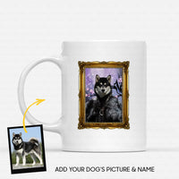 Thumbnail for Personalized Dog Gift Idea - Royal Dog's Portrait 10 For Dog Lovers - White Mug