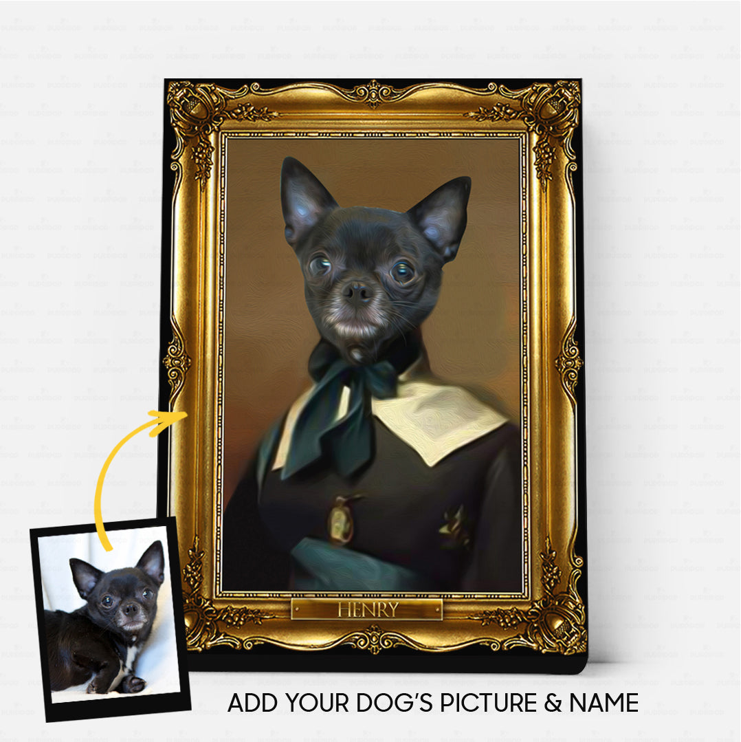 Personalized Dog Gift Idea - Royal Dog's Portrait 4 For Dog Lovers - Matte Canvas