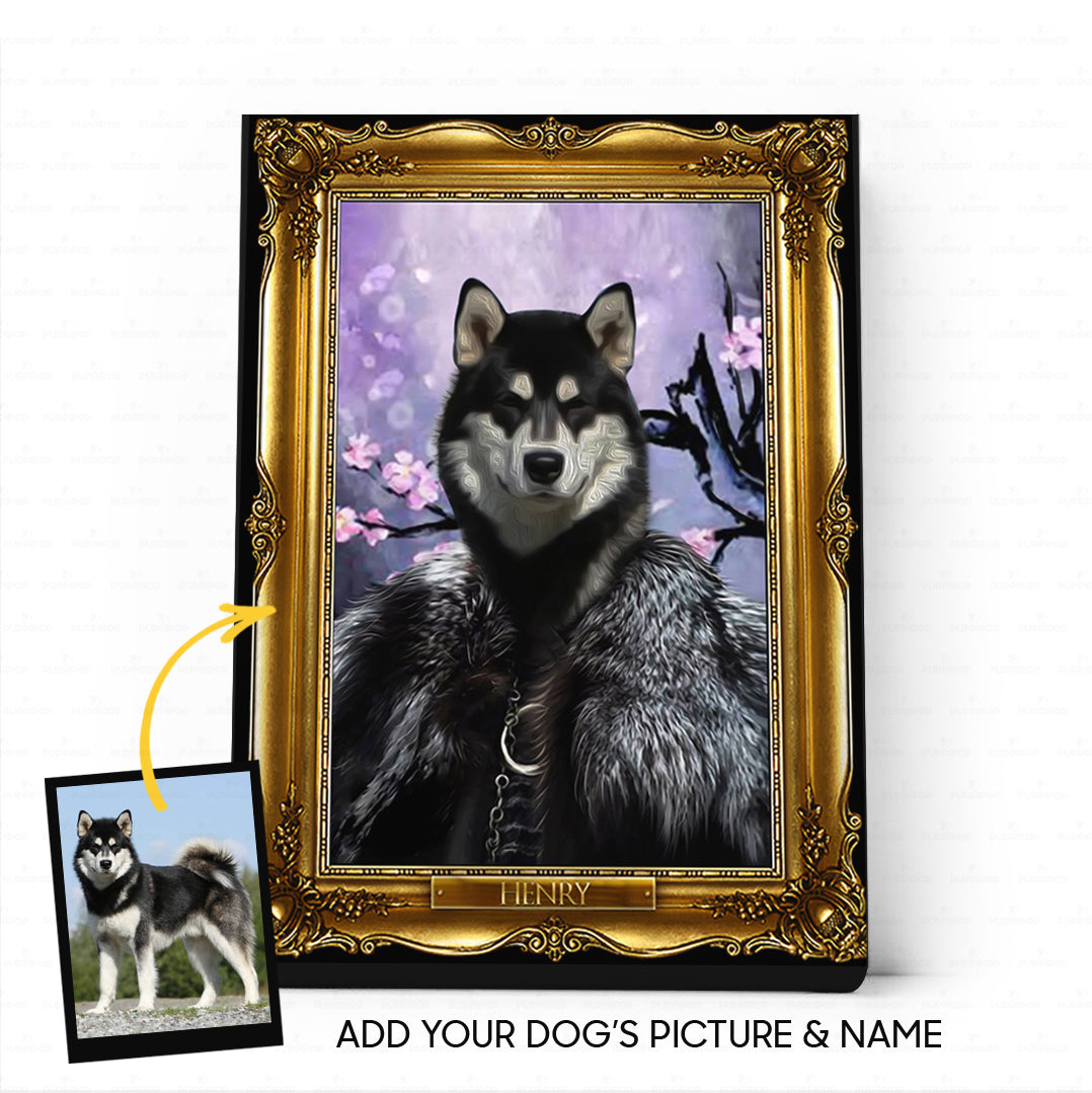 Personalized Canvas Gift Idea - Royal Dog's Portrait 10 - Matte Canvas