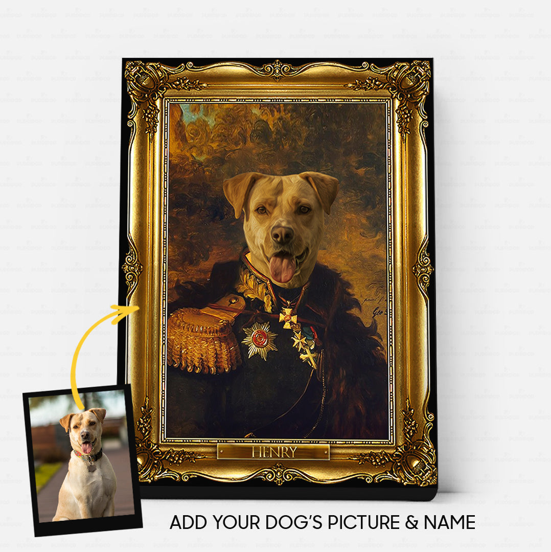 Personalized Dog Gift Idea - Royal Dog's Portrait 45 For Dog Lovers - Matte Canvas