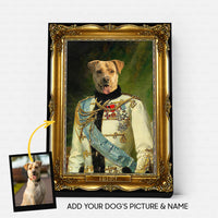 Thumbnail for Personalized Dog Gift Idea - Royal Dog's Portrait 52 For Dog Lovers - Matte Canvas