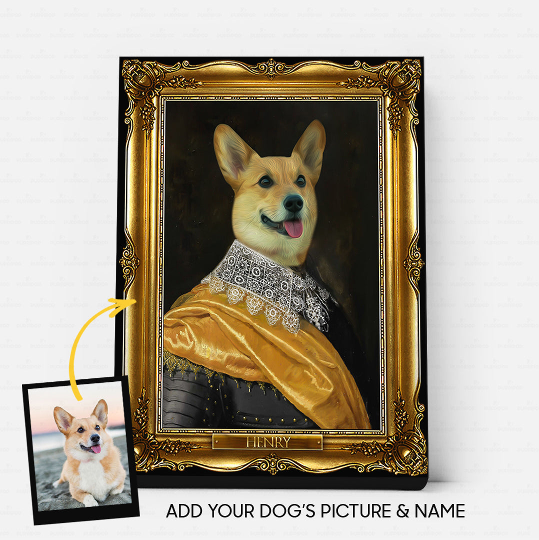 Personalized Dog Gift Idea - Royal Dog's Portrait 51 For Dog Lovers - Matte Canvas
