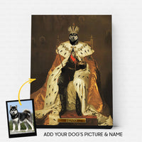 Thumbnail for Personalized Dog Gift Idea - Royal Dog's Portrait 53 For Dog Lovers - Matte Canvas