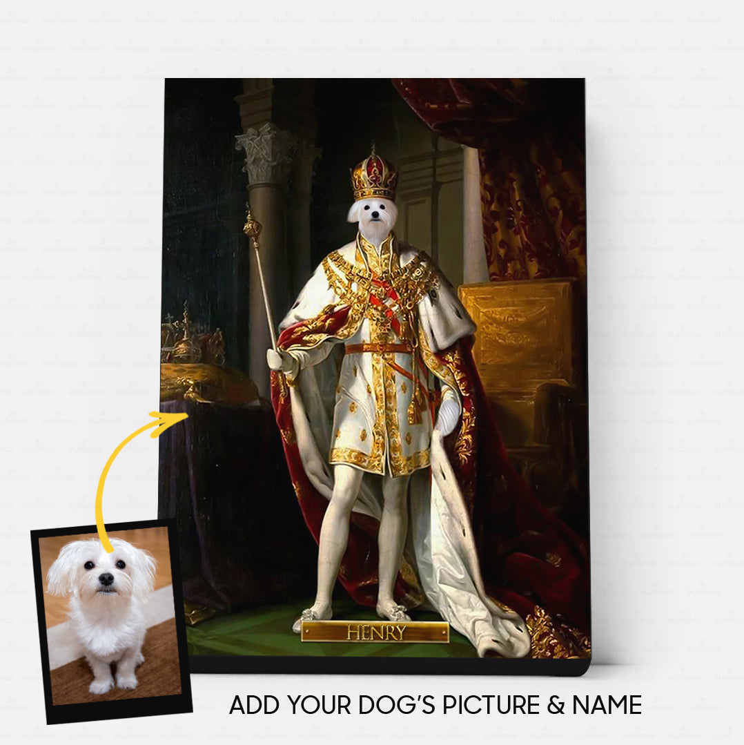 Personalized Dog Gift Idea - Royal Dog's Portrait 55 For Dog Lovers - Matte Canvas